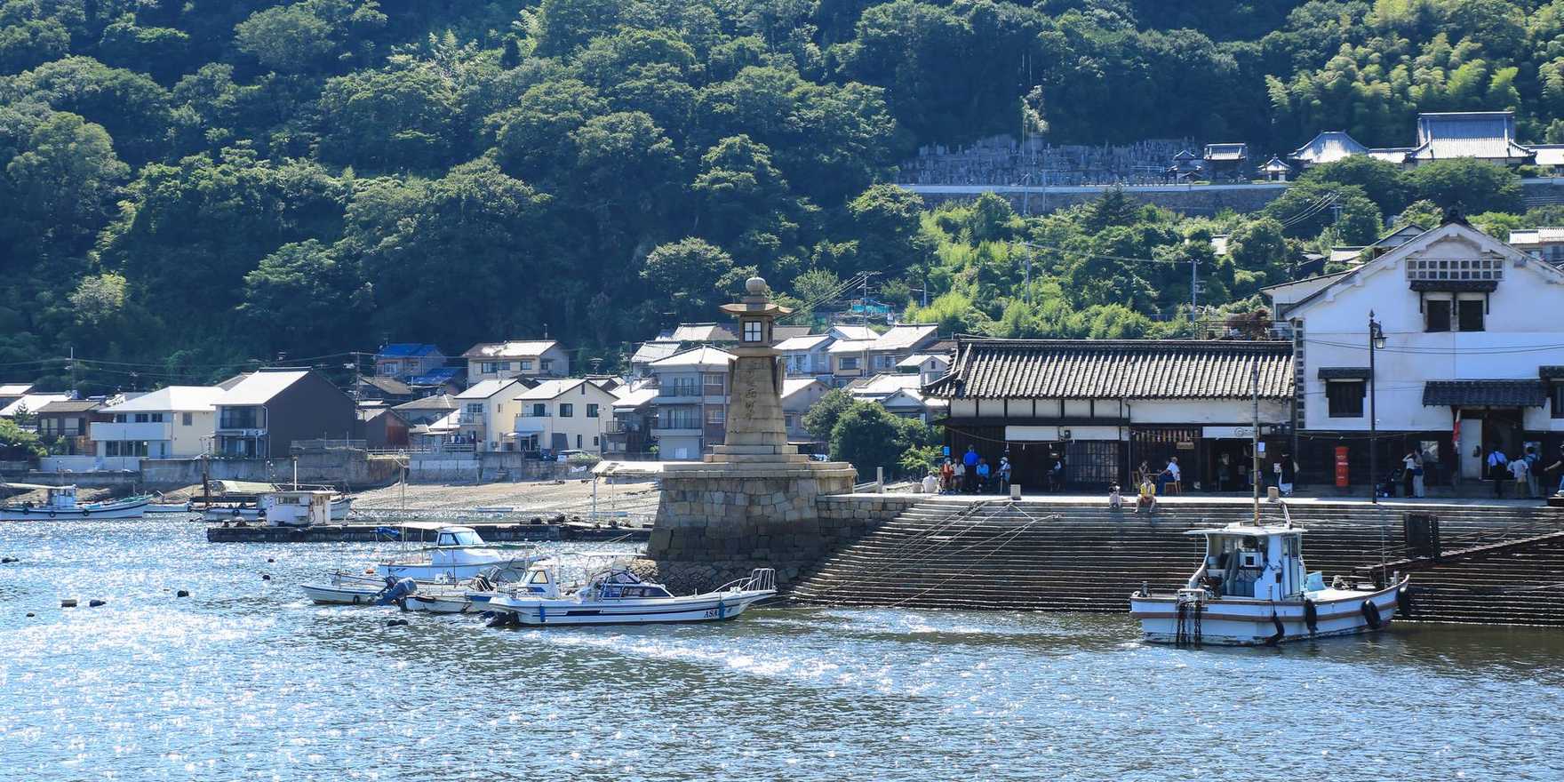 鞆の浦の町並み